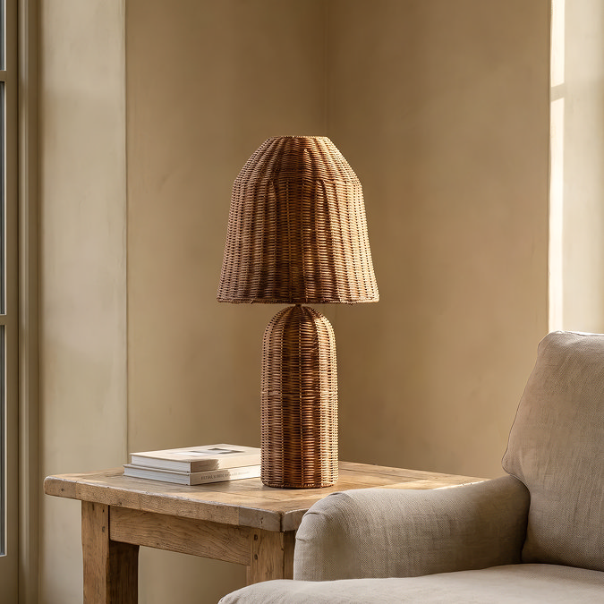 Rava brown table lamp