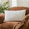 River Ribbed Striped Feather Cushion - Natural main image