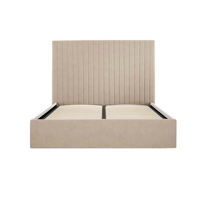 Rosa tall beige bed