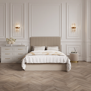 Rosa tall beige bed