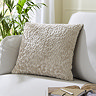 Zara Belgian Velvet Feather Cushion - Cream main image