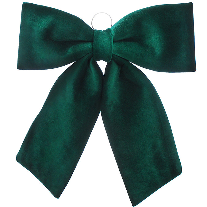 Rose velvet bow 