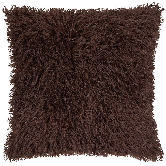 Rowan chocolate cushion image