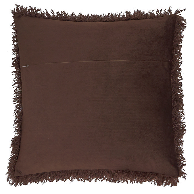 Rowan chocolate cushion image