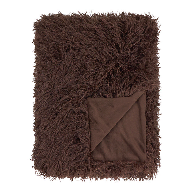 rowan chocolate throw image