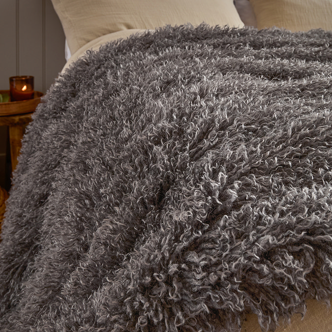 rowan grey throw image