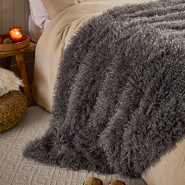 rowan grey throw image