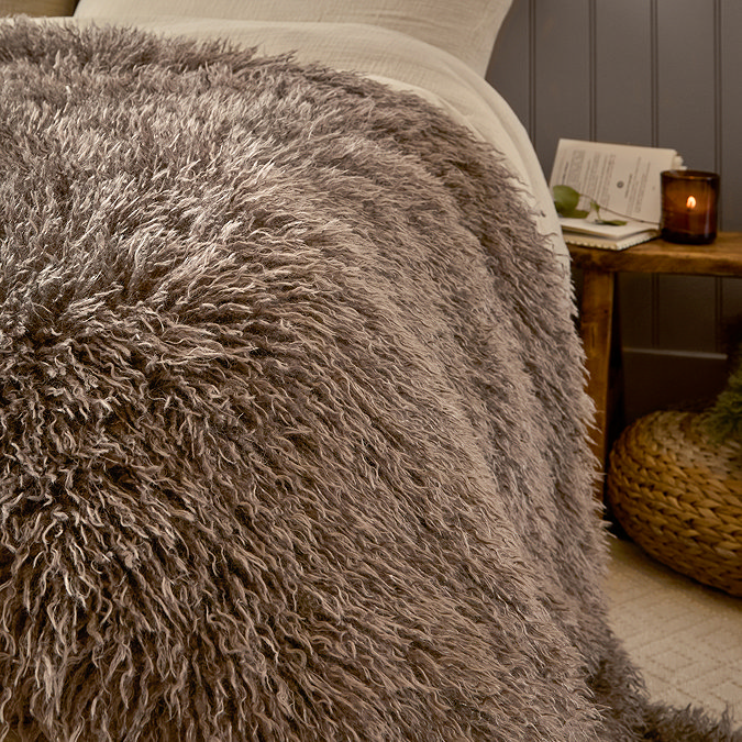 Rowan Taupe Throw image