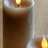 LED 1 Wick Pillar Candle Set of 3