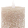 LED 1 Wick Pillar Candle Set of 3