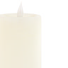 Rustic ivory candles set of 3