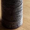 Rustic LED 1 wick pillar candle set of 3
