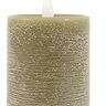 Rustic LED 1 wick pillar candles