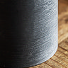Rustic LED 3 Wick Candle in Grey