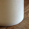 Rustic LED Candle with 3 wicks in ivory