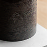 Rustic LED 3 wick candle in mocha