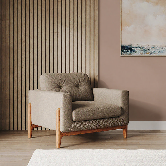 Samlesbury Varenna Armchair - Latte
