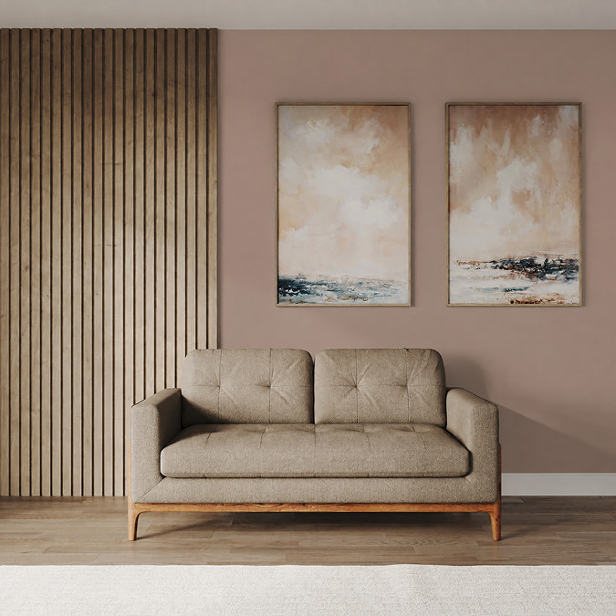Samlesbury Varenna Medium Sofa - Latte
