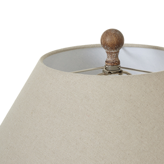 Saturn Table Lamp with Linen Shade image
