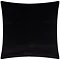 back image of square savoy cushion with plain velvet reverse