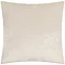 back image of cream cushion with plain velvet reverse