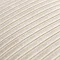 close up image of cream cushion with stripe detail pattern