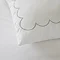Scallop Border Embroidery Duvet Cover Set - Green carousel image