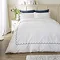 Scallop Border Embroidery Duvet Cover Set - Navy main image