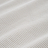 seersucker woven stripe natural duvet cover set close up on bed image 6