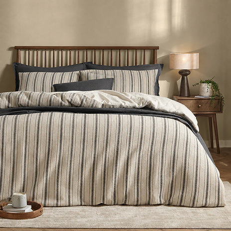Selby Waffle duvet cover set