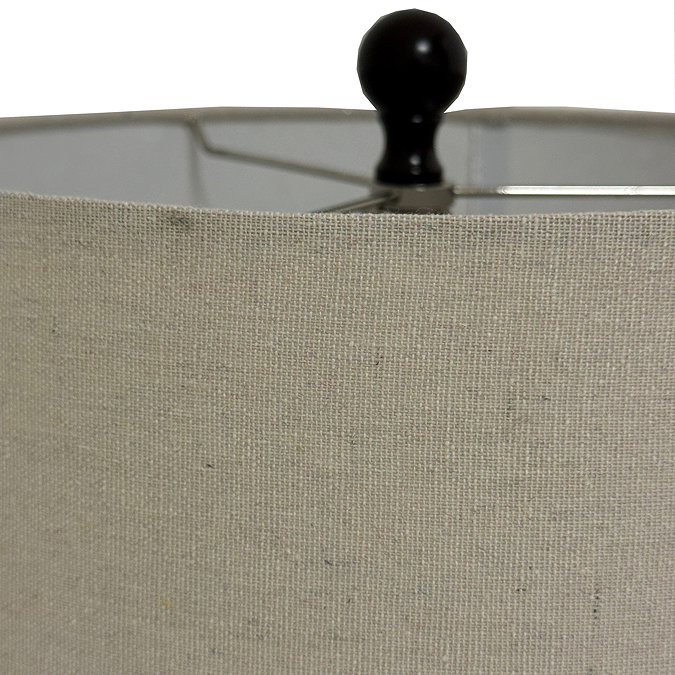 Sepia Shadow Squat Table lamp in brown shade image