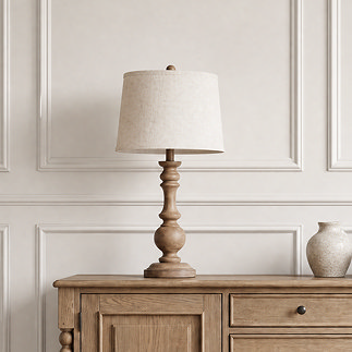 Wooden Table Lamp