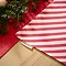 Close up Detail of Red & White Striped Placemat