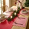 Red & White Striped Placemats on Table Setting
