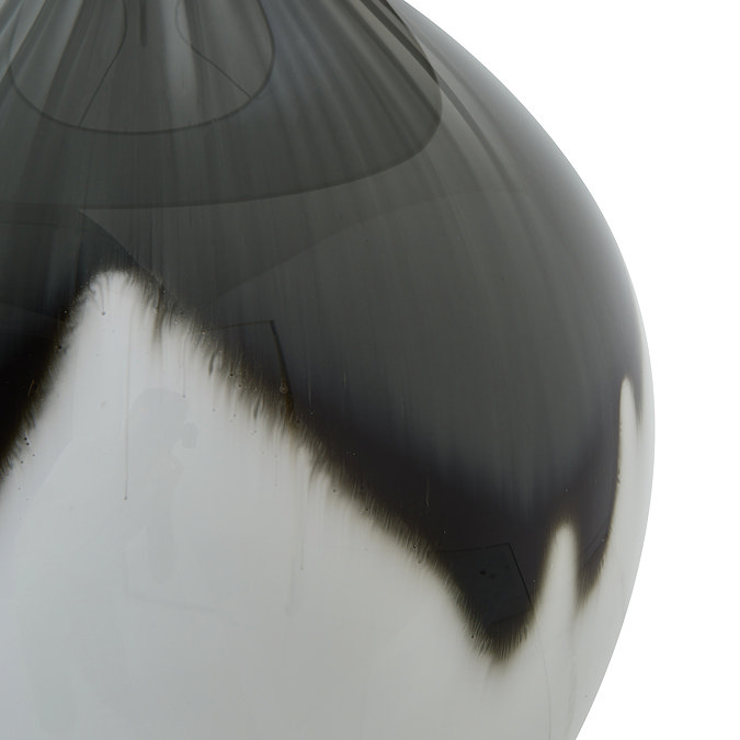 Shadows Table Lamp with linen shade close up image