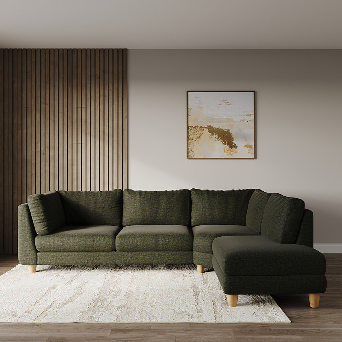 Sherbourne Calabria Left Corner Sofa - Basil