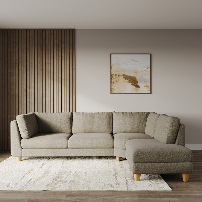 Sherbourne Calabria Left Corner Sofa - Creme