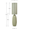 Shiloh Vintage Texture ceramic floor lamp