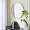 Sicily Metal Round Wall Mirror - Gold main image