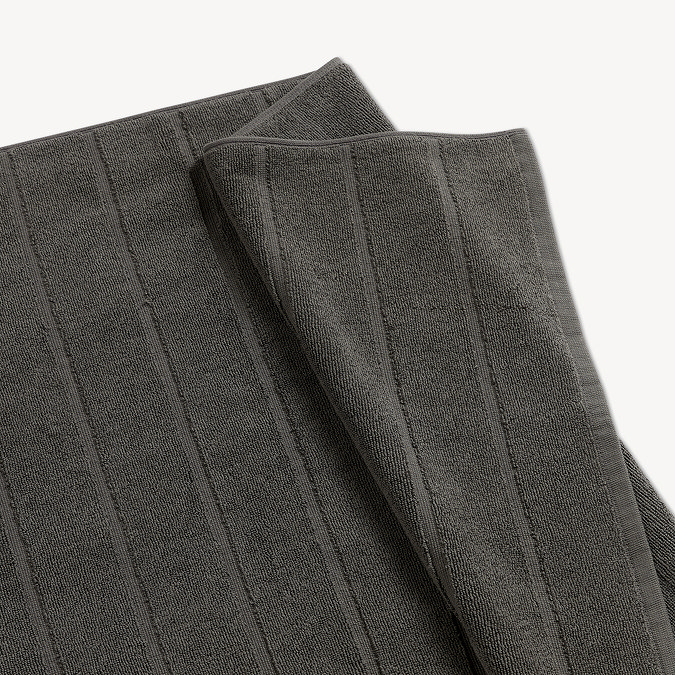 signum ash grey bath mat