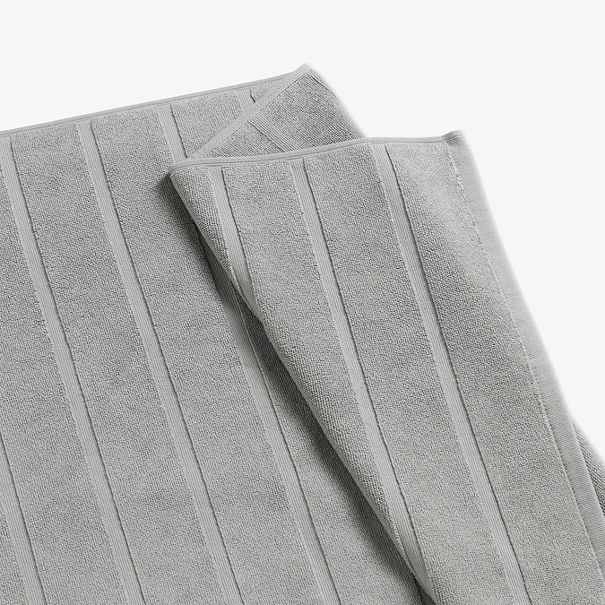 signum dover grey bath mat