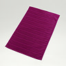 image of plum pink bath mat with striped detailing