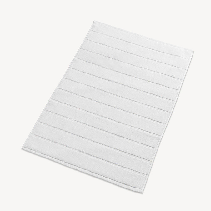 Signum white bath mat image