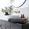 Signum ash grey towels