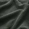 close up on texture and colour of ash grey towel