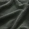 close up on texture and colour of ash grey towel