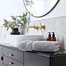 signum towel dove grey images