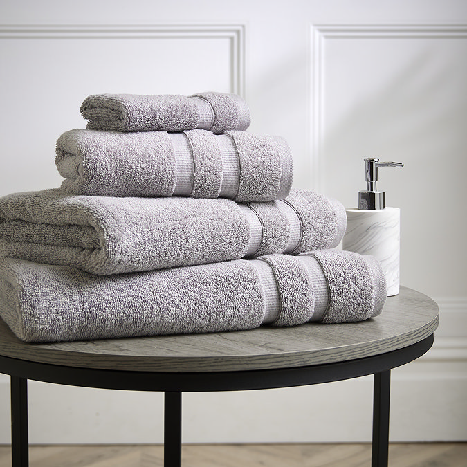 signum towel dove grey images
