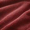 close up on texture and colour of rouge towel