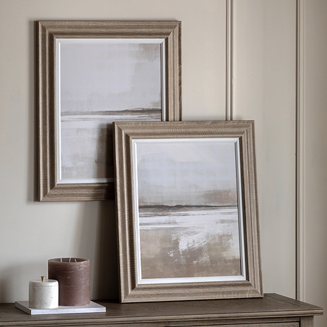 Silent sand set of 2 canvas